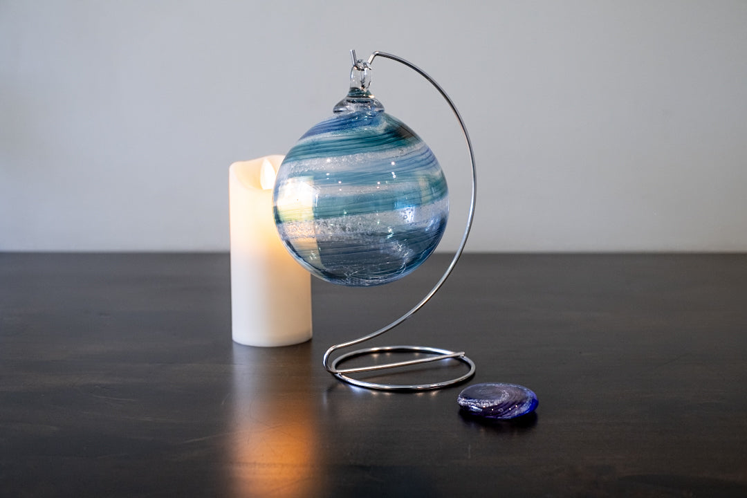 Cremation Glass Memorial Christmas Ornaments